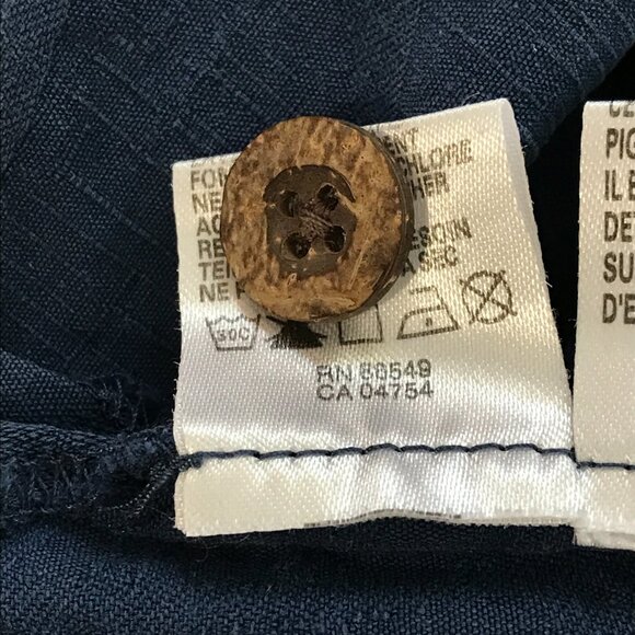 Tommy Bahama 100% Silk Hawaiian Shirt Men XL Blue Button Up Pocket Short Sleeve - Picture 12 of 12